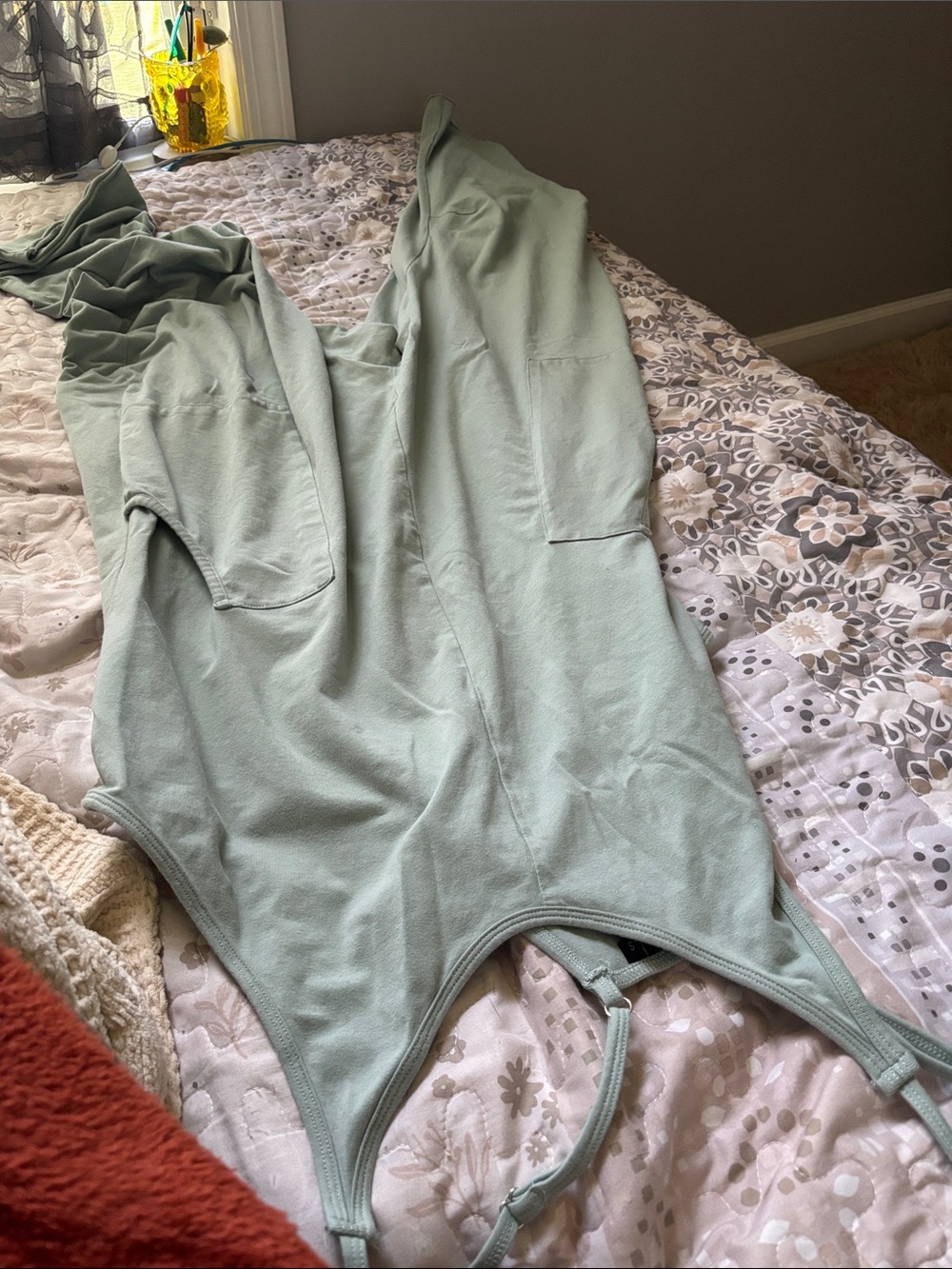 Women’s Sage Green Sleeveless romper